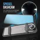 T55 4K 2CH Full Mirror Wifi GPS 32gb dashcam