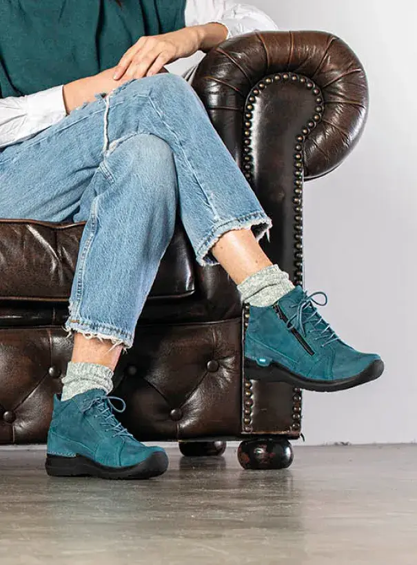 Why - Hoge veterschoenen dames