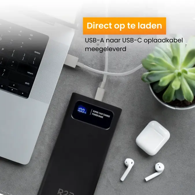 R2B Powerbank 20000 mAh - LED Display