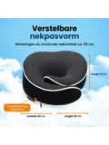 Reissets 2-Pack - Nekkussen Vliegtuig Memory Foam