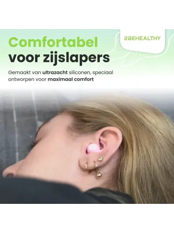 Reis/Slaap oordoppen - 2 Paar (M&L) - Roze