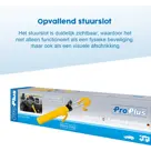 ProPlus Stuurslot - Verstelbaar 19 - 31,5cm