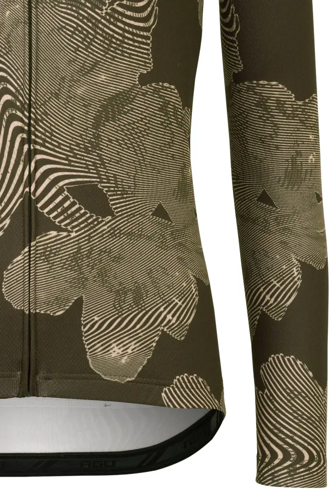 Striped Flower - Fietsshirt dames