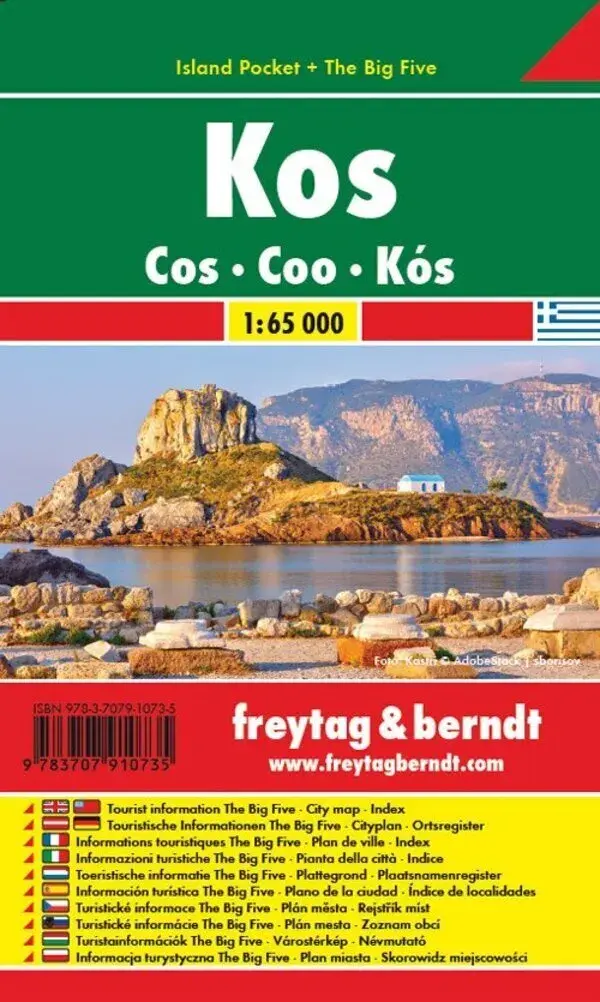 Freytag & Berndt Pocket Island Map Kos