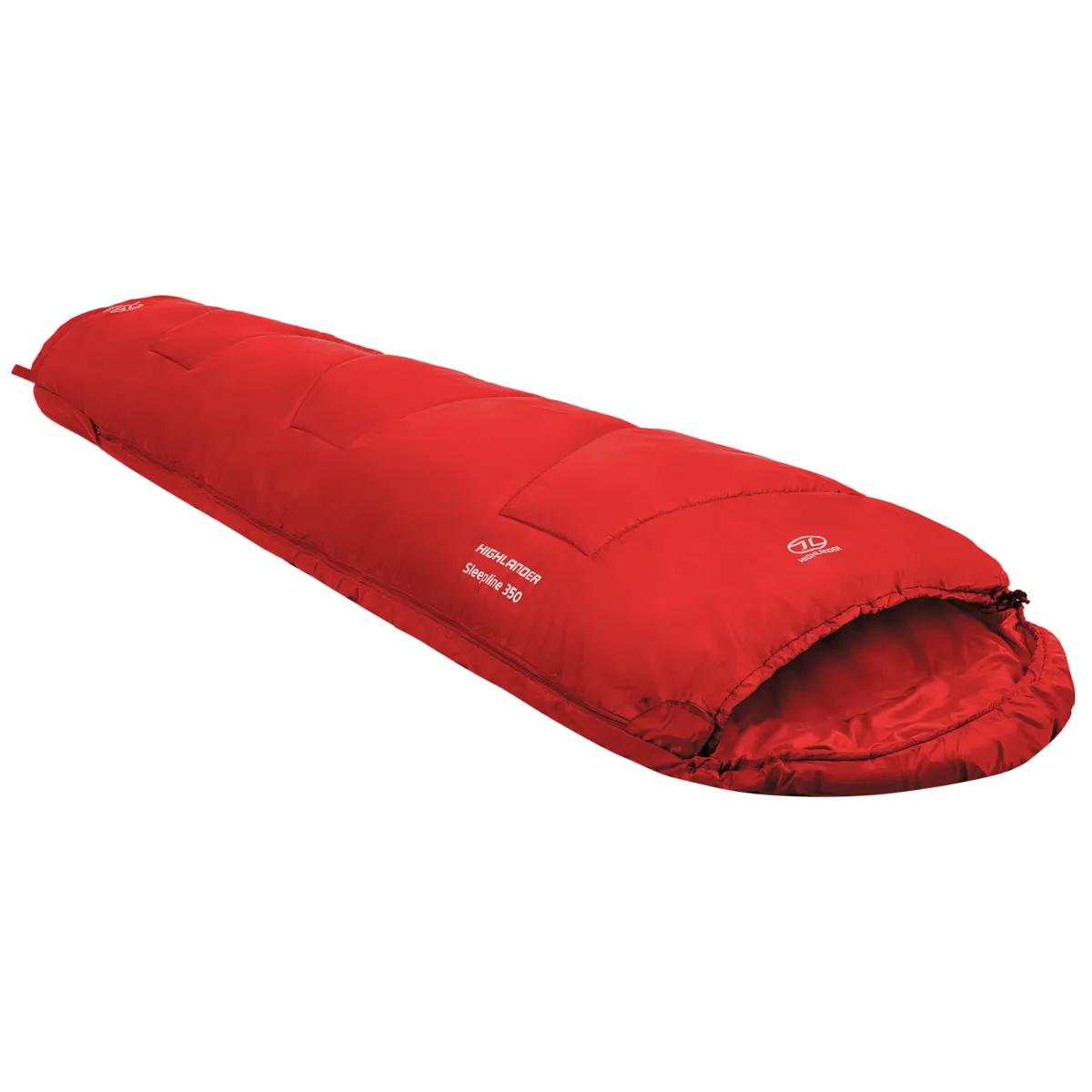 Highlander Outdoor  Highlander mummyslaapzak Sleepline 350  Rood main product image