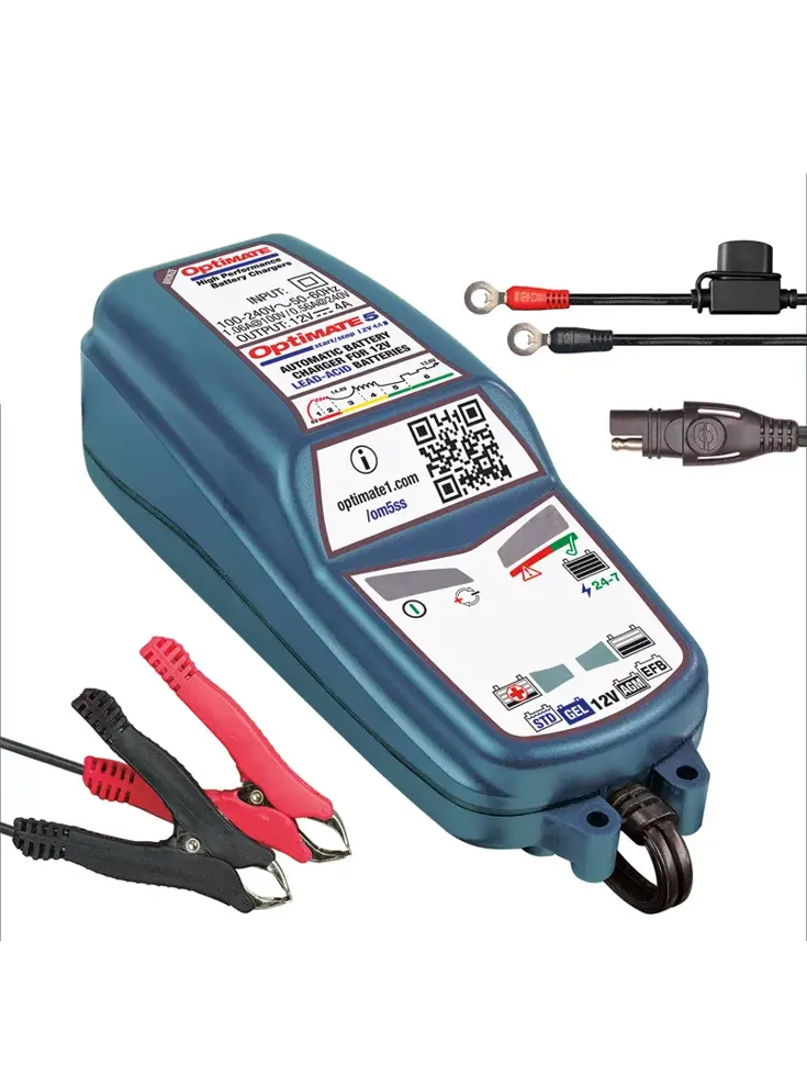 5 12V/4.0Amp 6-staps Acculader / tester / onderhoud - Optimate
