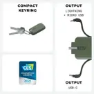 Rolling Square - TAU Mini Powerbank