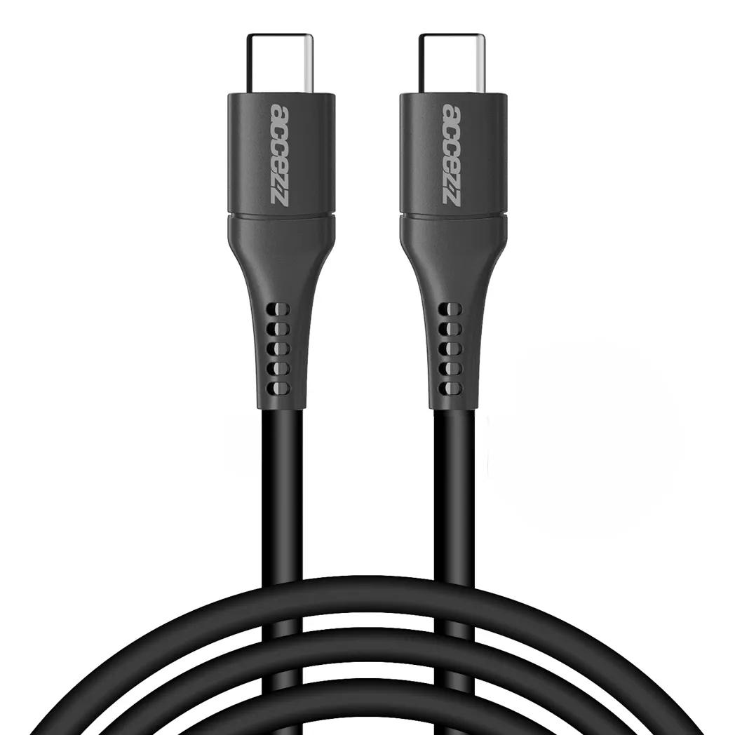 Accezz  USB-C naar USB-C kabel 2 meter  Zwart main product image