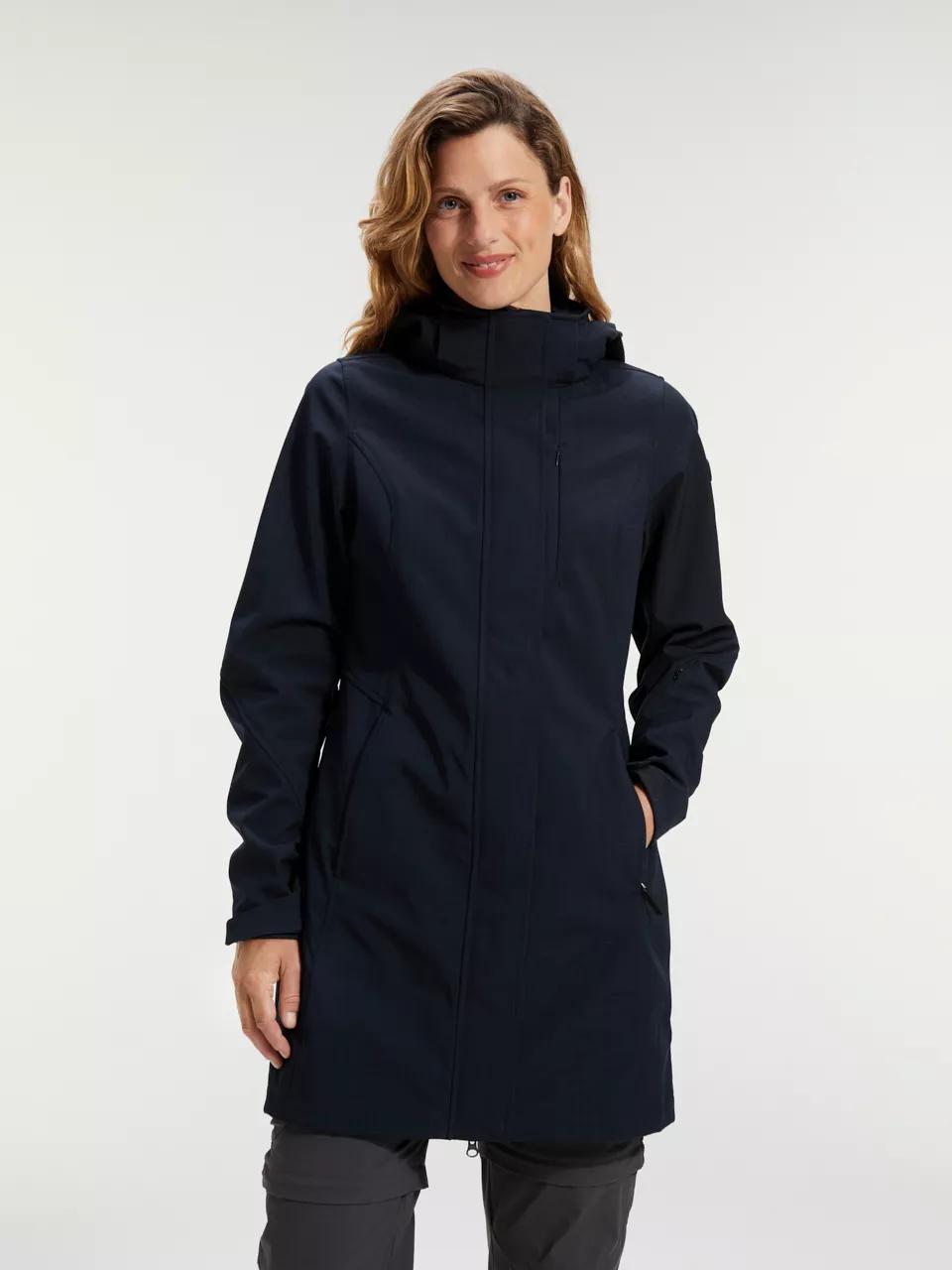 ANWB  Tiba  Softshell parka dames  Human Nature  Zwart   S main product image