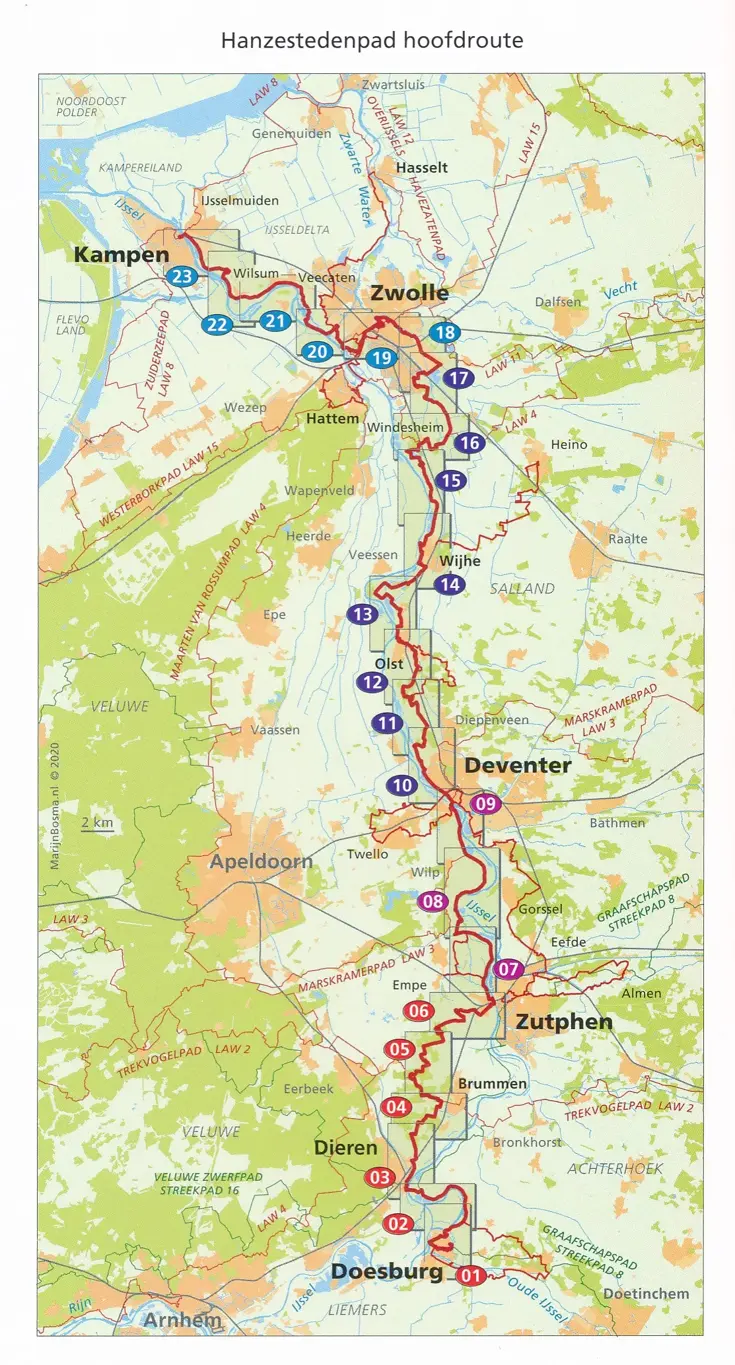 Wandelgids Streekpad 11 Hanzestedenpad