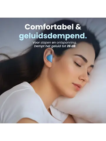 Siliconen Slaap Oordoppen - 20 Stuks