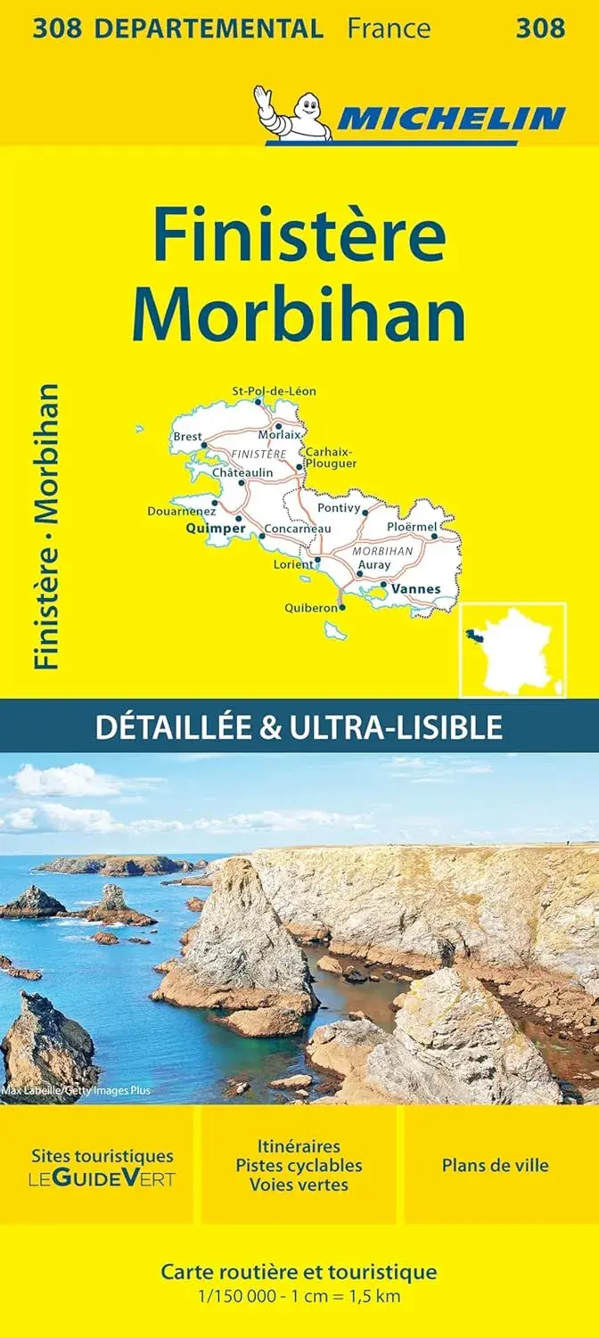 Wegenkaart Local 308 Finistere