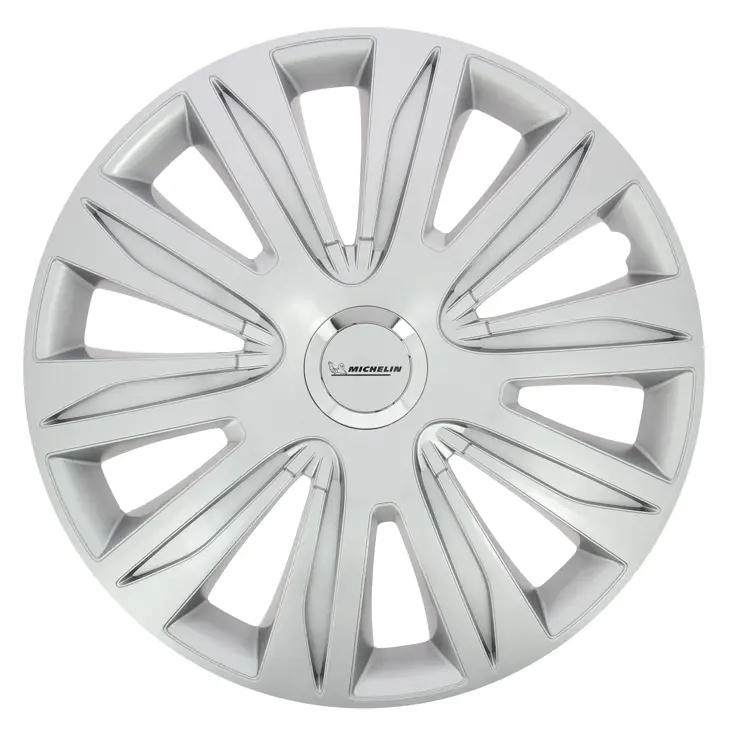 Wieldoppen - 16 inch - chroom - 4 stuks