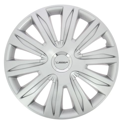 Wieldoppen - 14 inch - chroom - 4 stuks