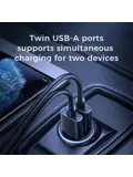 Autolader Met 2x USB-A