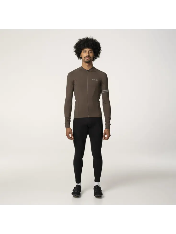 Solid Fietsshirt Lange Mouwen Performance  Heren