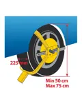 Wielklem 13–18 inch anti-diefstal