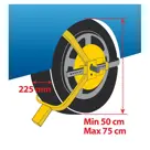 Wielklem 13–18 inch anti-diefstal