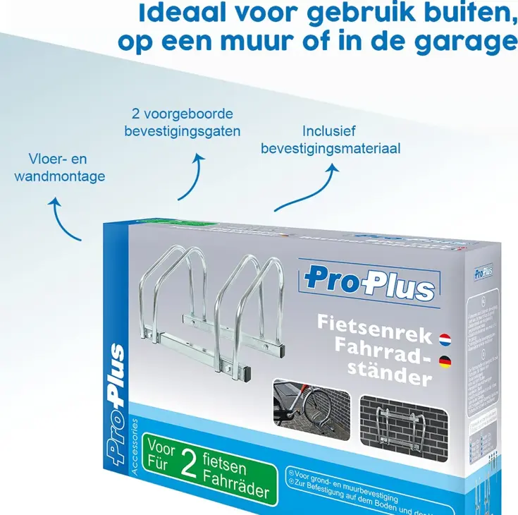 ProPlus Fietsenrek voor 2 fietsen