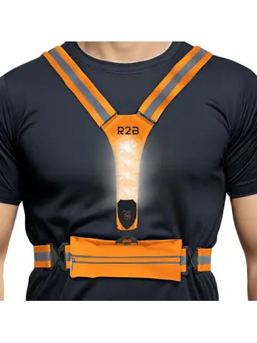 Hardloopvest met Opbergvak - Verlichting