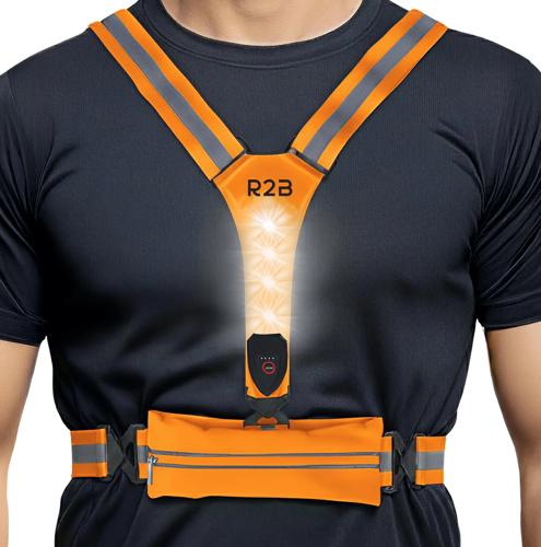 R2B Hardloopvest met Opbergvak oplaadbaar