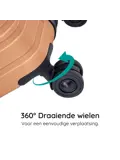 Reiskoffer L ABS 95L met TSA-slot en 360° wielen