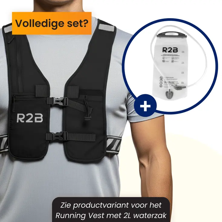 Hardloopvest met Opbergvakjes - Running vest