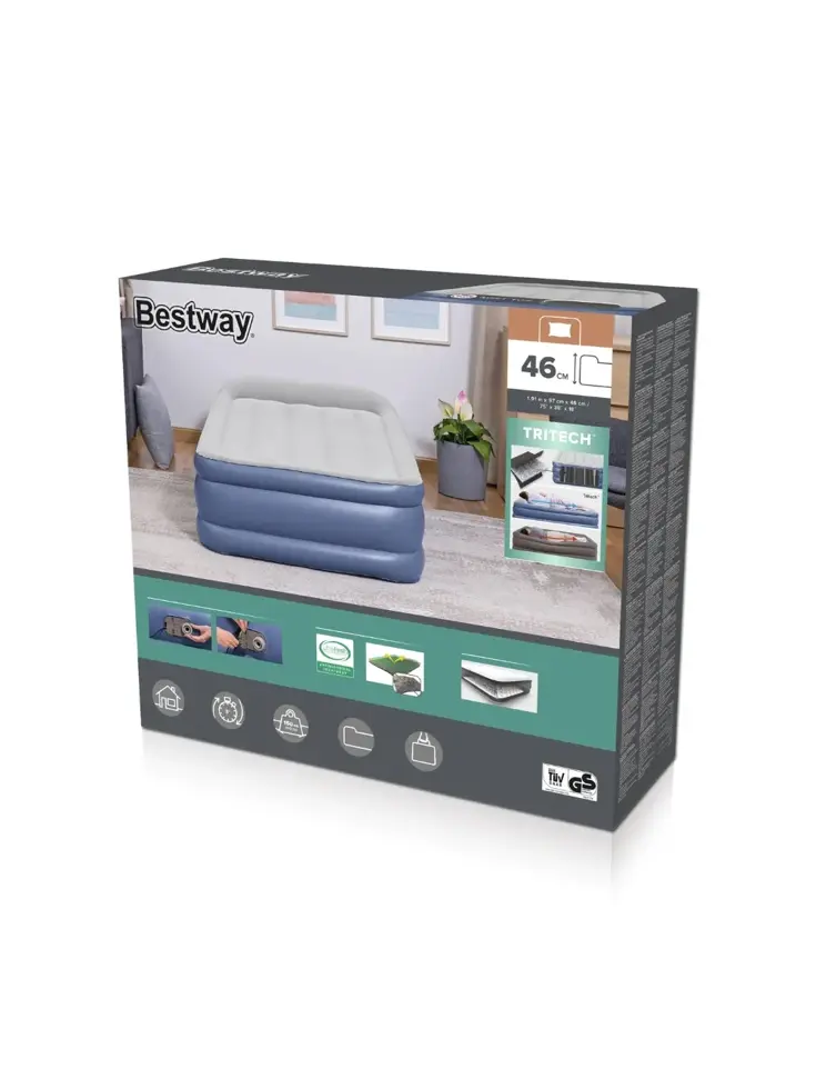Luchtbed - Bestway - 1P - 97x191 cm + pomp