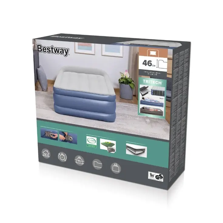 Luchtbed - Bestway - 1P - 97x191 cm + pomp