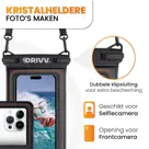 Waterdichte Telefoonhoesje 6.8" Zwart - Drijvend
