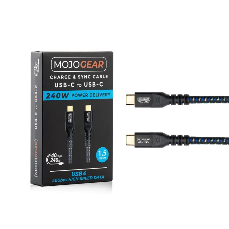 USB-C kabel extra snel - 150cm - Nylon