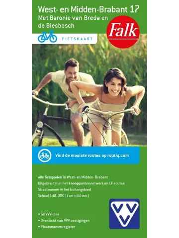 Falkplan - fietskaart 17 West- en Midden-Brabant