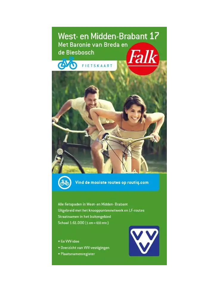 Falkplan - fietskaart 17 West- en Midden-Brabant