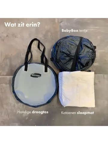 BabyBox Campingbedje - baby tentje - 50% UV