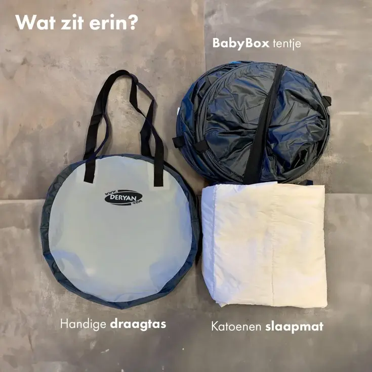BabyBox Campingbedje - baby tentje - 50% UV