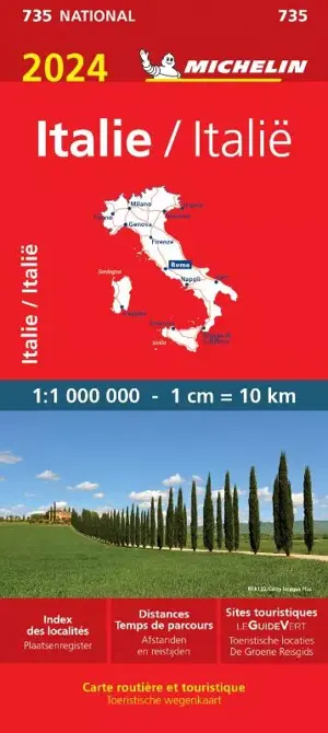 Michelin Wegenkaart 735 Italië 2024