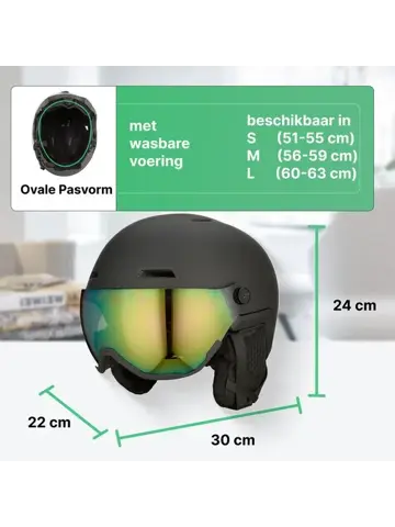 XTREME Skihelm met wisselbaar vizier