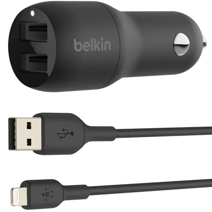 Belkin Autolader met Lightning kabel