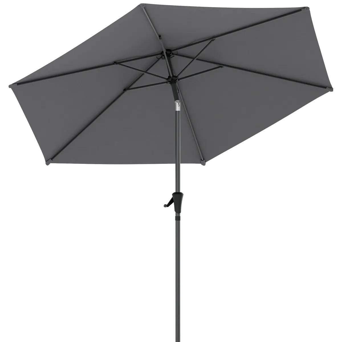 Lifegoods  Parasol  270 cm  Grijs   XXL