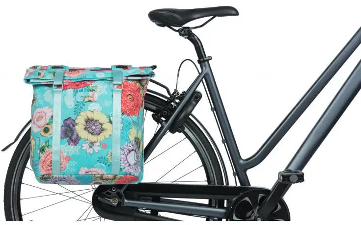 Basil Dubbele Fietstas Bloom Field 35 Liter