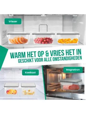 Vershoudbakjes Plastic - 30 Delig