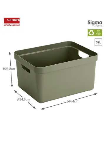 Sigma home - Opbergbox - 32L - 4-delig