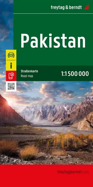 Wegenkaart Pakistan