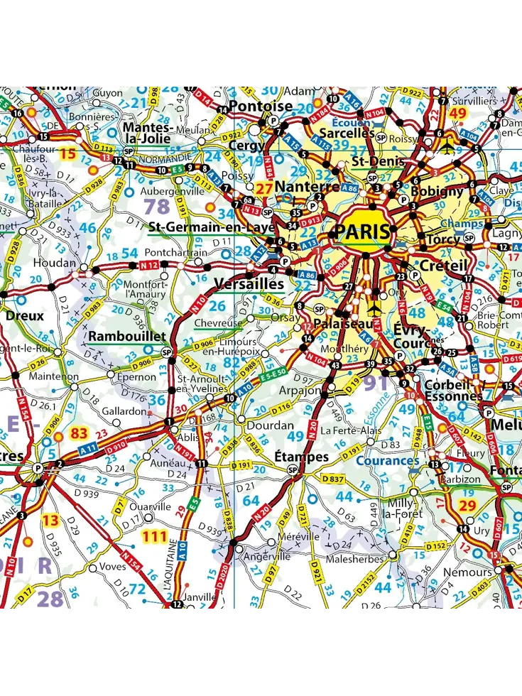 Wegenkaart National 792 Frankrijk 2026