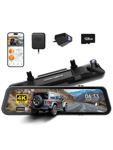 G900 Pro 4K Wifi GPS 128gb Mirror dashcam