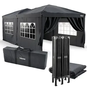 Partytent 6x3m - PT-7809 - Antraciet - Easy Up