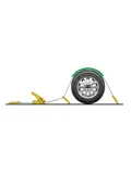 Auto transport spanband 250 cm - 5000 kg