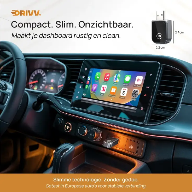 Drivv. 2in1 CarPlay Dongle - Apple CarPlay