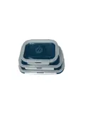 3-delige Opvouwbare Lunchboxset Silicone