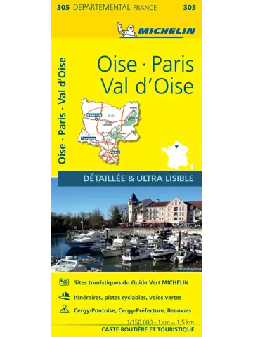 Wegenkaart Local 305 Oise - Paris